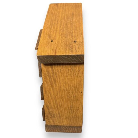 VTG Primitive Handmade Nativity Stable Holy Family Wise Men Angel 12 Piece Set - Picture 15 of 16